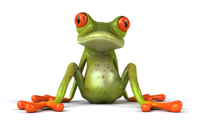 Grüner Frosch